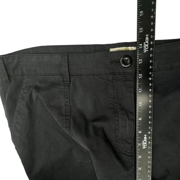 ANTHROPOLOGIE MAEVE Women's 22 Extra Wide Leg Black Jeans Oversized Pockets Boho - Picture 6 of 8